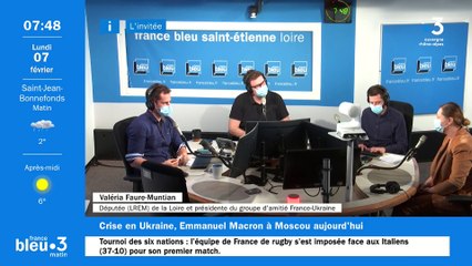 Invité France Bleu Saint-Etienne Loire : Valeria Faure-Muntian, députée de la Loire, présidente du groupe d'amitié France-Ukraine