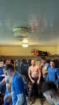 Célébration Victoire ! ES Tourville 2 / US Normande 76 (championnat D1 le 07/02/2022)