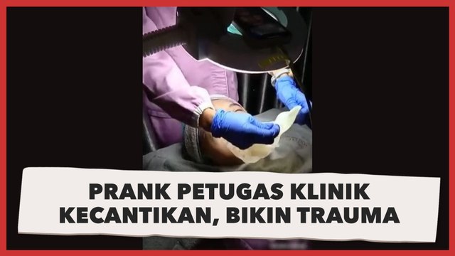 Ngakak, Petugas Klinik Kecantikan Ini Kena Prank saat Peel-off Masker, Warganet: Auto Trauma Sampai Sekarang