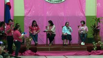 Leni Robredo at homecoming event in Universidad de Santa Isabel