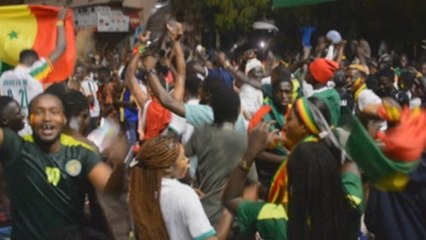 Senegal estalla de júbilo por el triunfo de su selección en la Copa de África