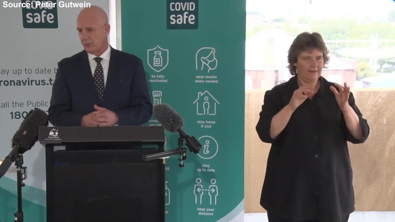 Tasmania records 1,201 cases on Friday - Premier Peter Gutwein COVID-19 Press Conference | January 14, 2022 | ACM