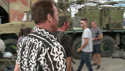 The Expendables 3 Exclusive Interview With Wesley Snipes And Antonio Banderas