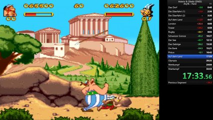 Speedrun Koop Asterix & Obelix SNES [46:36]