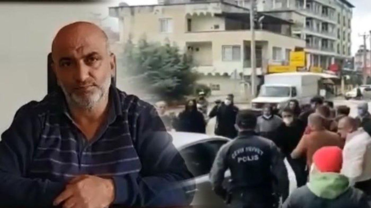 Zamları protesto etmek için tek başına yürümek isteyen muhtar gözaltına alındı