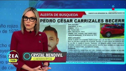Desaparece Pedro Carrizales "El Mijis", emiten ficha de búsqueda