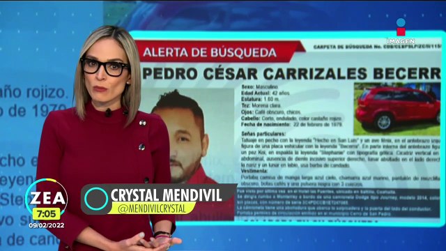 Desaparece Pedro Carrizales El Mijis , emiten ficha de búsqueda