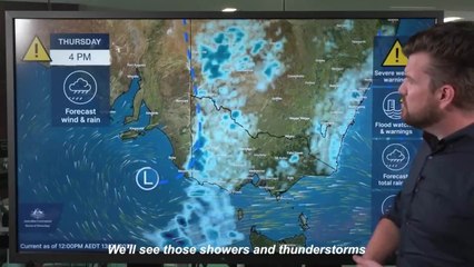 Télécharger la video: Severe weather warnings issued for parts of NSW and Victoria | January 13, 2022 | ACM