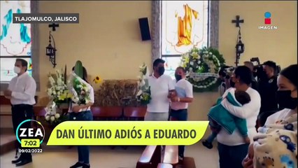 Despiden a Eduardo, joven que dio la vida por salvar a sus hermanos