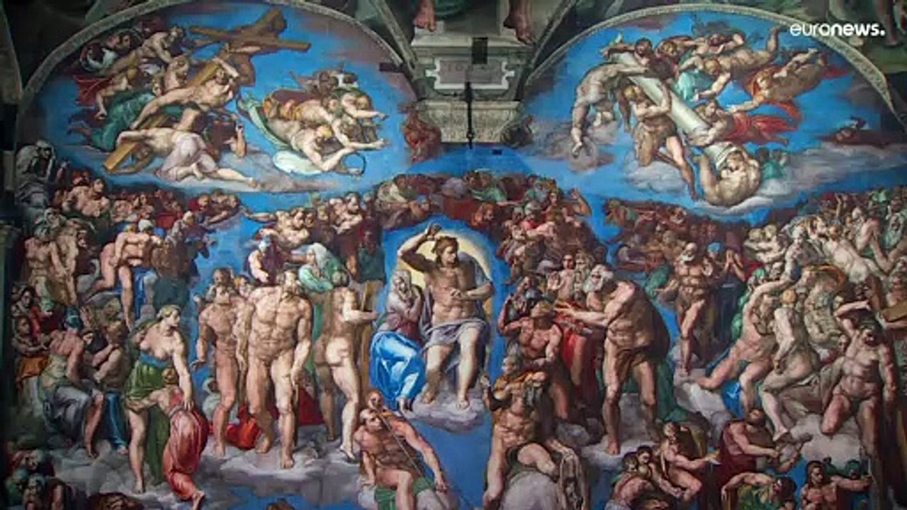 Michelangelo ohne Nackensperre: Schau zeigt Fresken der Sixtinischen Kapelle