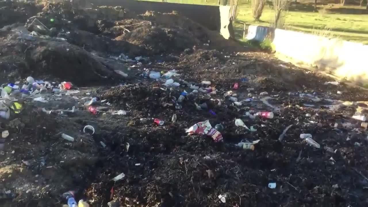 Moncrieff sludge pit creating major litter issue