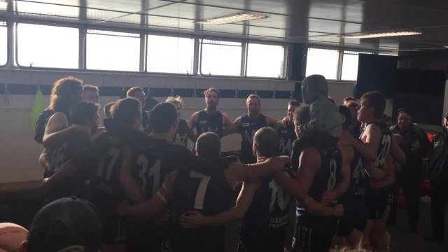 Wynyard players celebrate their NWFL first semi-final win over Burnie - The Advocate - September 2021