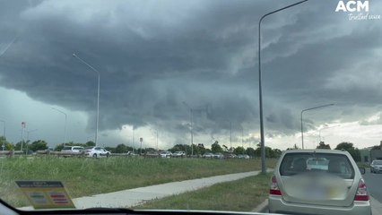 Powerful storm cell moves across ACT | January 3, 2022 | Canberra Times
