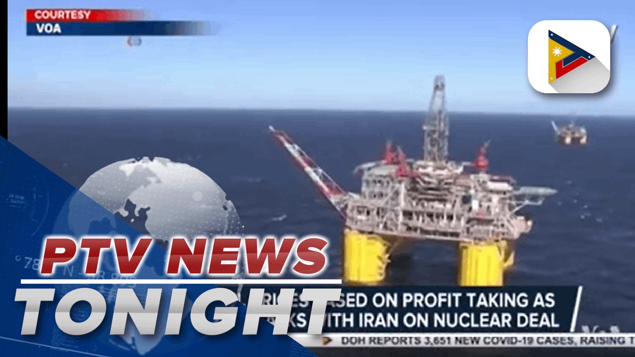 Global oil prices eased on profit taking as US resumes talks with Iran on nuclear deal