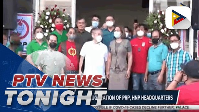 Mayor Sara Duterte leads inauguration of PRP, HNP headquarters; BBM camp not interested in debates that aim to pit candidates against each other | via Daniel Manalastas