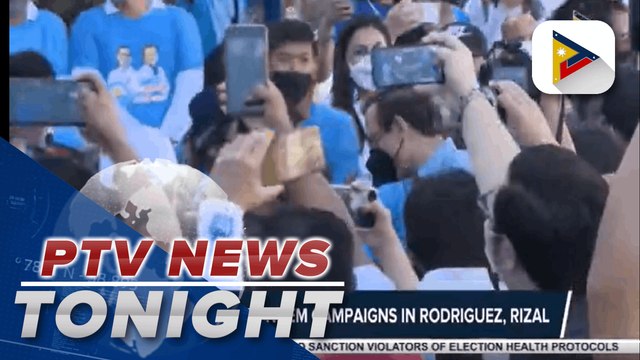 Moreno-Ong tandem campaigns in Rodriguez, Rizal | via Patrick de Jesus