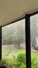 Hail hits Canberra, suburbs without power