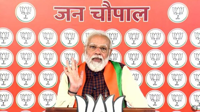 PM Modi holds Jan Chaupal rally in Bijnor ahead of UP poll