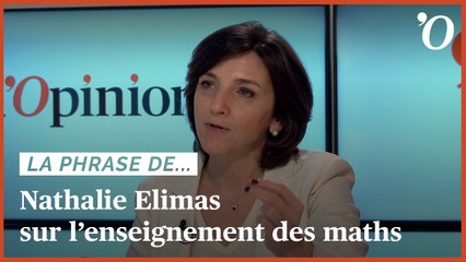 Descargar video: Nathalie Elimas: «Les élèves ne font pas moins de maths, ils en font même plus et mieux»