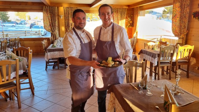 Recette de tartines au reblochon, topinambours et Noix de Saint-Jacques