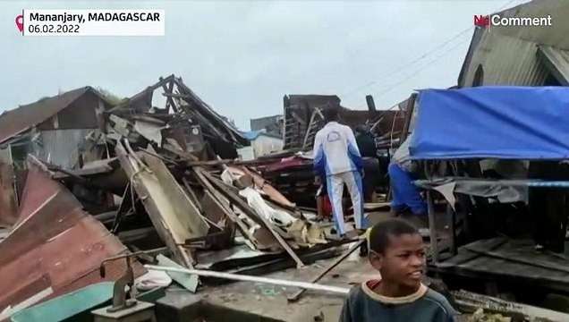 Madagascar : les côtes Est dévastées par le cyclone Batsirai
