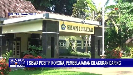 Siswa Terpapar Covid-19, PTM 100 Persen di SMAN 1 Kota Blitar Dihentikan Sementara