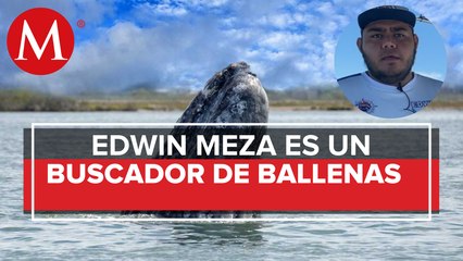 Edwin es un experto buscador de ballenas en costas de San Blas