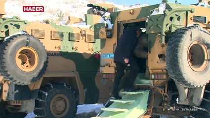 Meteler taburu, terörle en ön safta mücadele ediyor