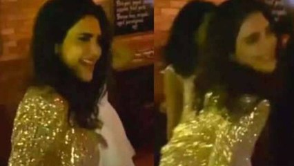 Karishma Tanna Video Reception पर जमकर Dance करती दिखी Watch Full Video | Boldsky