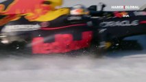 Formula 1 Dünya Şampiyonu Max Verstappen yeteneğini bu kez buz pistinde sergiledi