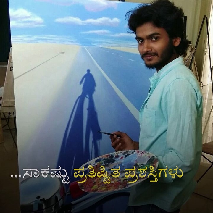 Beautifully Famous Artists Paintings Done by Harsha Kaveripura.