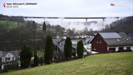 El impresionante derribo de un puente de 485 metros de longitud en Alemania