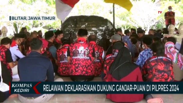 Relawan Deklarasi Dukungan Ganjar-Puan di Pilpres 2024