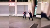 Antalya'da korku dolu anlar! Kavga ettiği kişiyi bıçaklamaya çalıştı