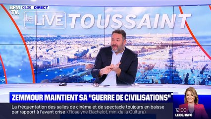 Sur BFMTV, Bruce Toussaint défend France Télévisions et Radio France