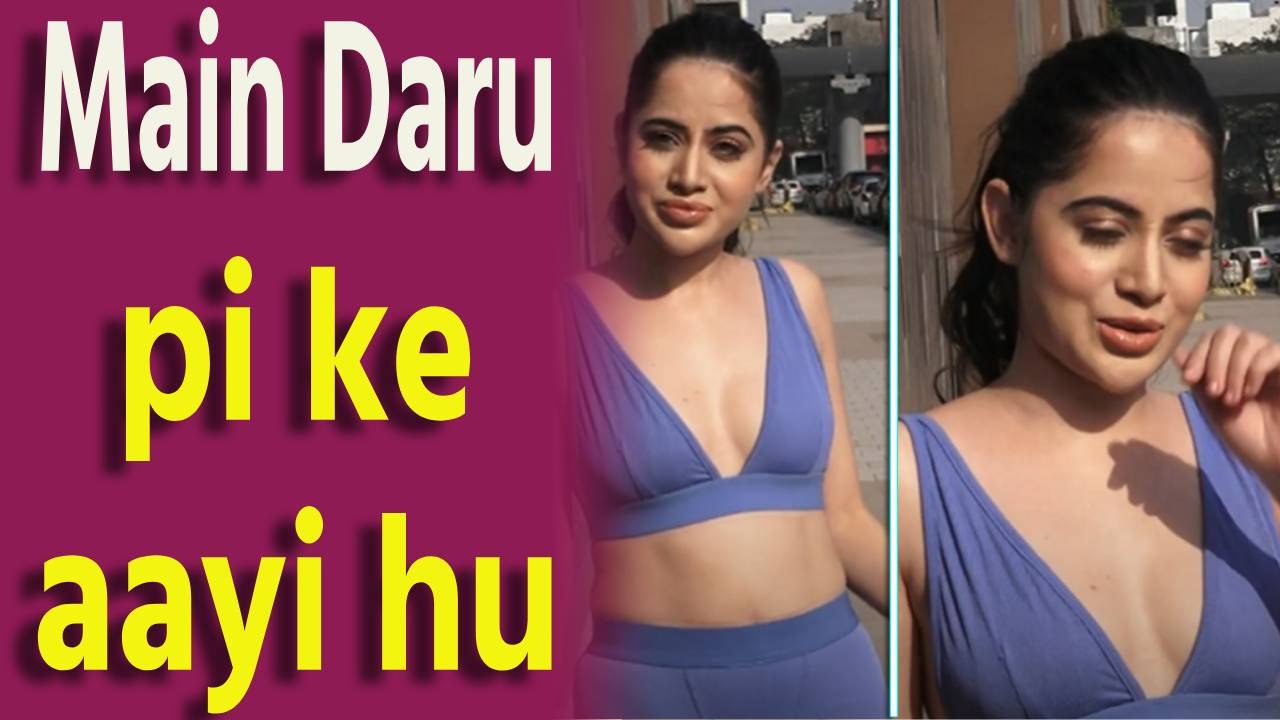 Urfi Javed spotted drunk