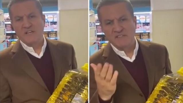 Mustafa Sarıgül son TikTok videosunda ayçiçek yağı ile zeytinyağını karıştırdı