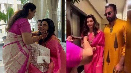 Karishma Tanna Grand Grah Pravesh,Mother in Law ने दिया Special Gift Watch Full Video | Boldsky