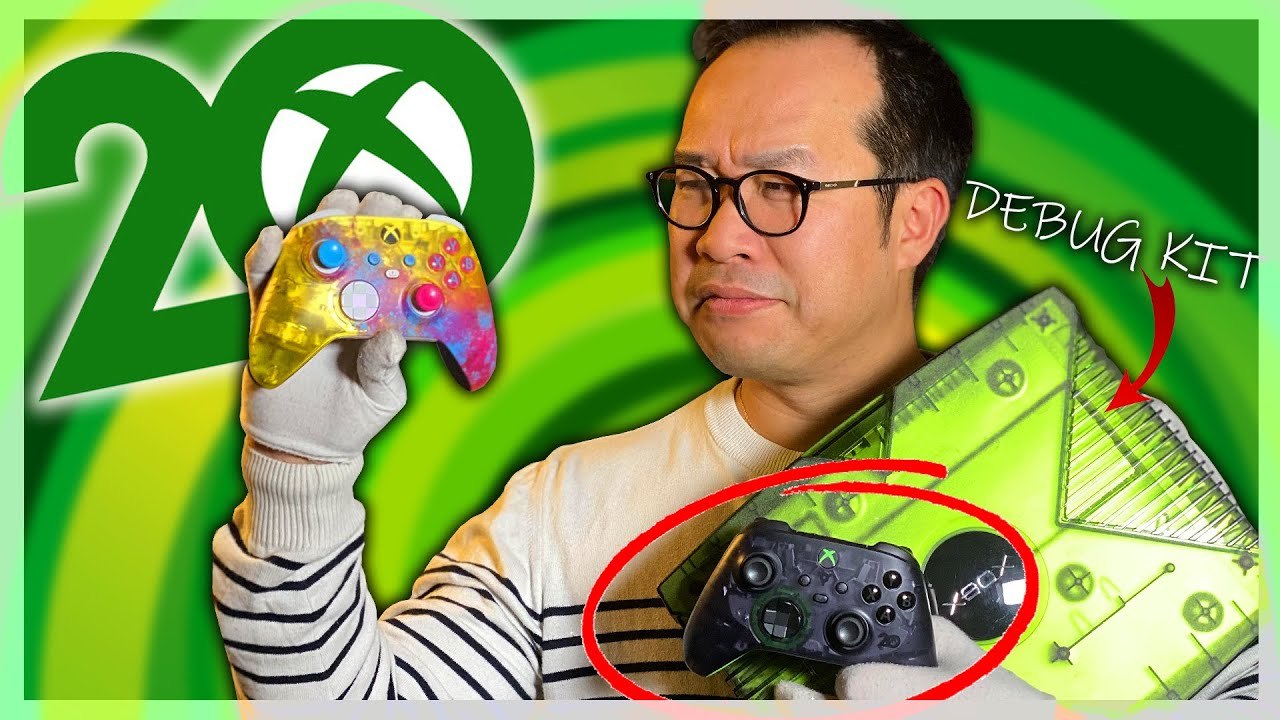 XBOX 20 ANS :  Je déballe la XBOX 1 DEBUG KIT + les 2 Manettes Collectors