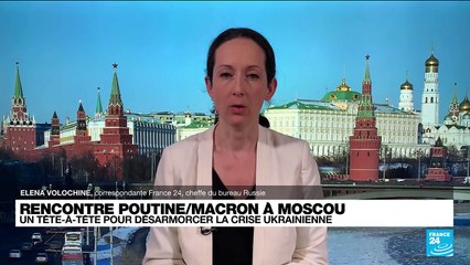Rencontre Poutine/Macron :  pas d'avancée décisive à l'issue de l'entretien prévient le Kremlin