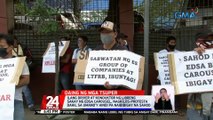 Ilang driver at konduktor ng libreng sakay ng EDSA carousel, nagkilos-protesta dahil sa umano'y hindi pa naibibigay na sahod | 24 Oras