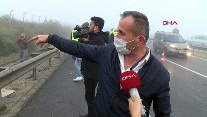 Yoğun sis kazaya sebep oldu: 4 yaralı