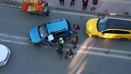 Son Dakika | Trafikte korna kavgasında yumruklar konuştu, o anlar kameraya böyle yansıdı