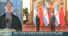 Argentina y China refuerzan nexos bilaterales