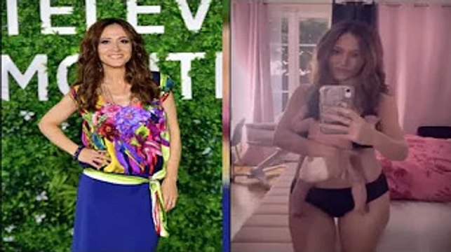 Fabienne Carat maman En lingerie deux mois après l'accouchement, elle @ffiche sa silhouette