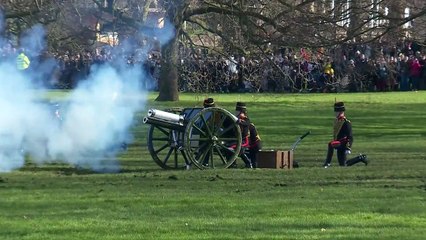 Gun salutes across country mark Queen’s Platinum Jubilee