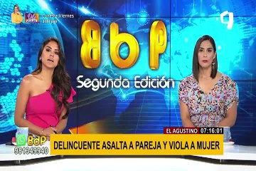 El Agustino: delincuente asalta a joven, la arrastra a callejón y abusa sexualmente de ella