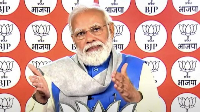 PM Modi's virtual attacks on SP, mentions fake 'Samajwad'