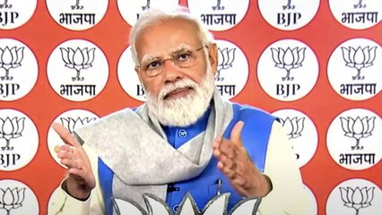 PM Modi's virtual attacks on SP,  mentions fake 'Samajwad'