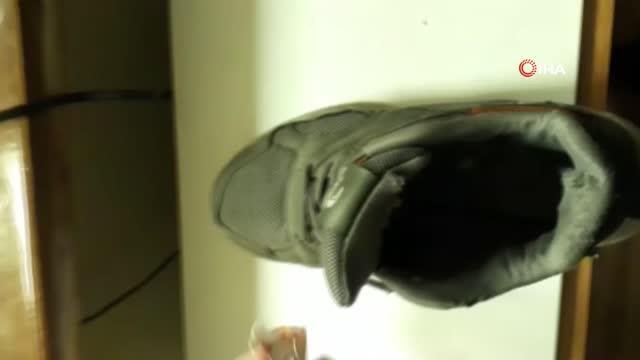 Şişli'de ayakkabı içine zulalanmış uyuşturucu ele geçirildi